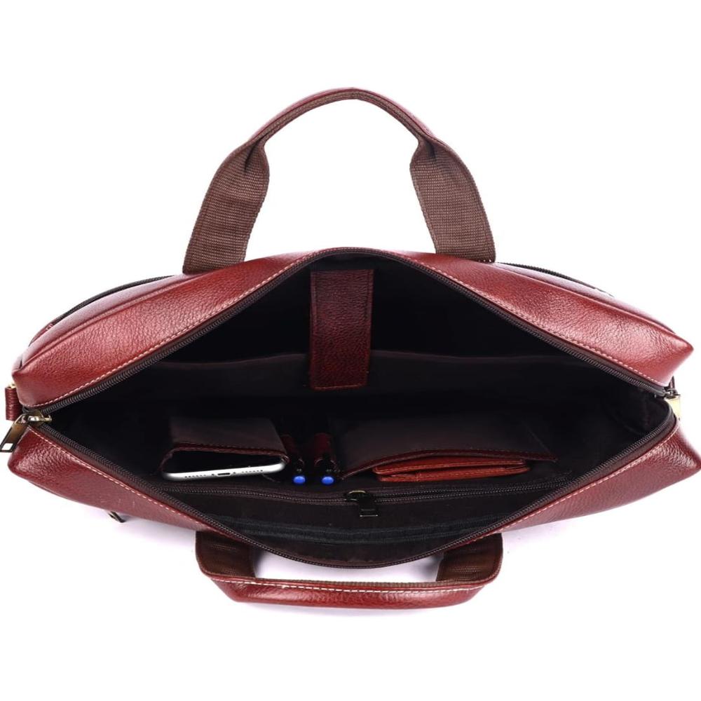 Dark Brown Leather Executive Bag