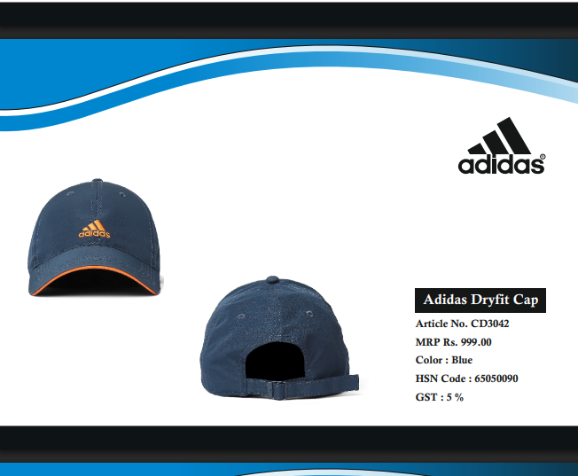 Adidas Dryfit कैप