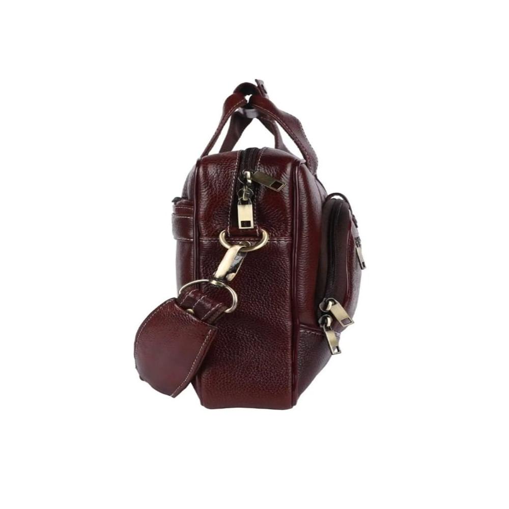 Reddish Brown Leather Executive Bag