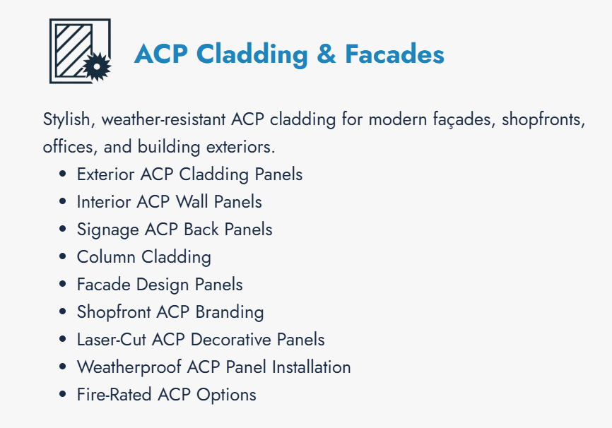  ACP Cladding & Facades