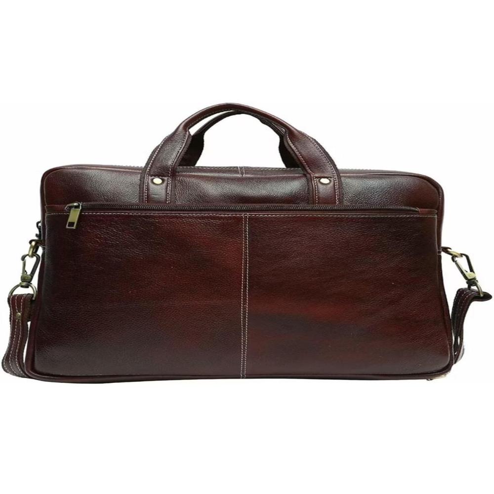 Sable Brown Leather Executive Bag