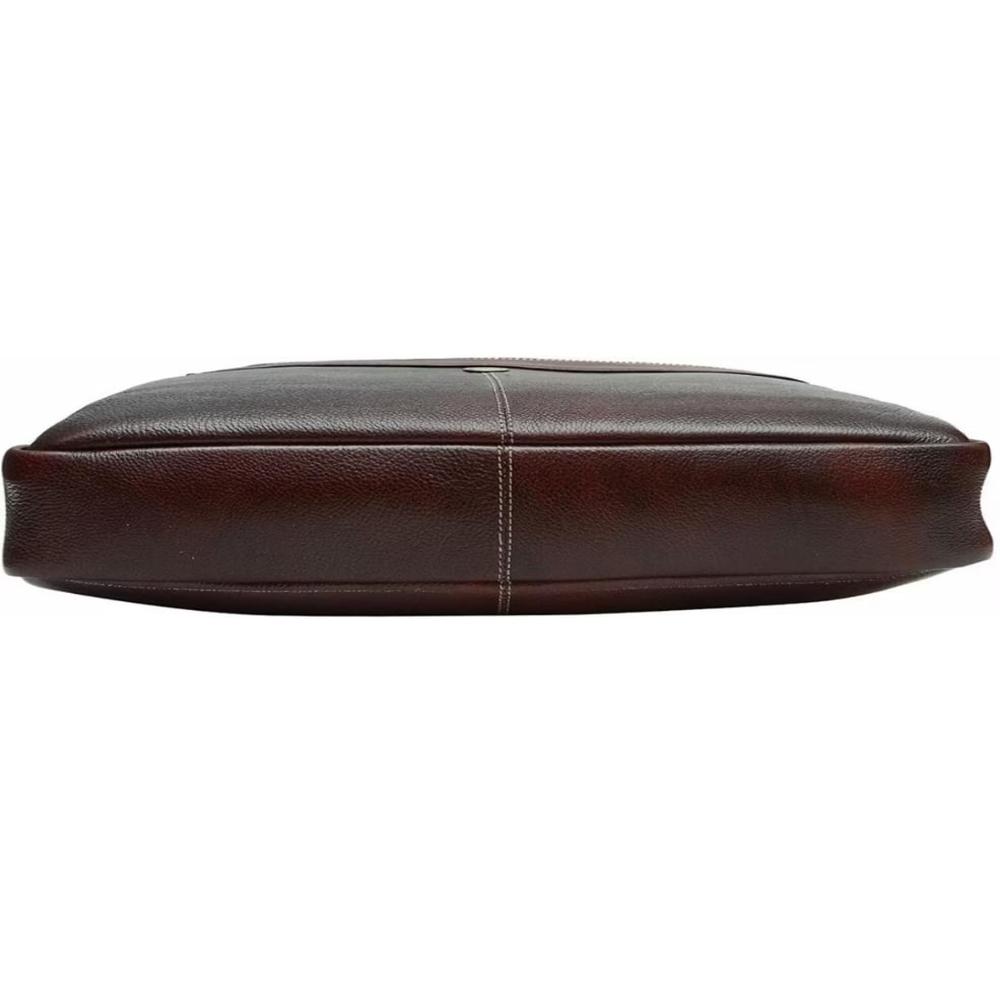 Sable Brown Leather Executive Bag