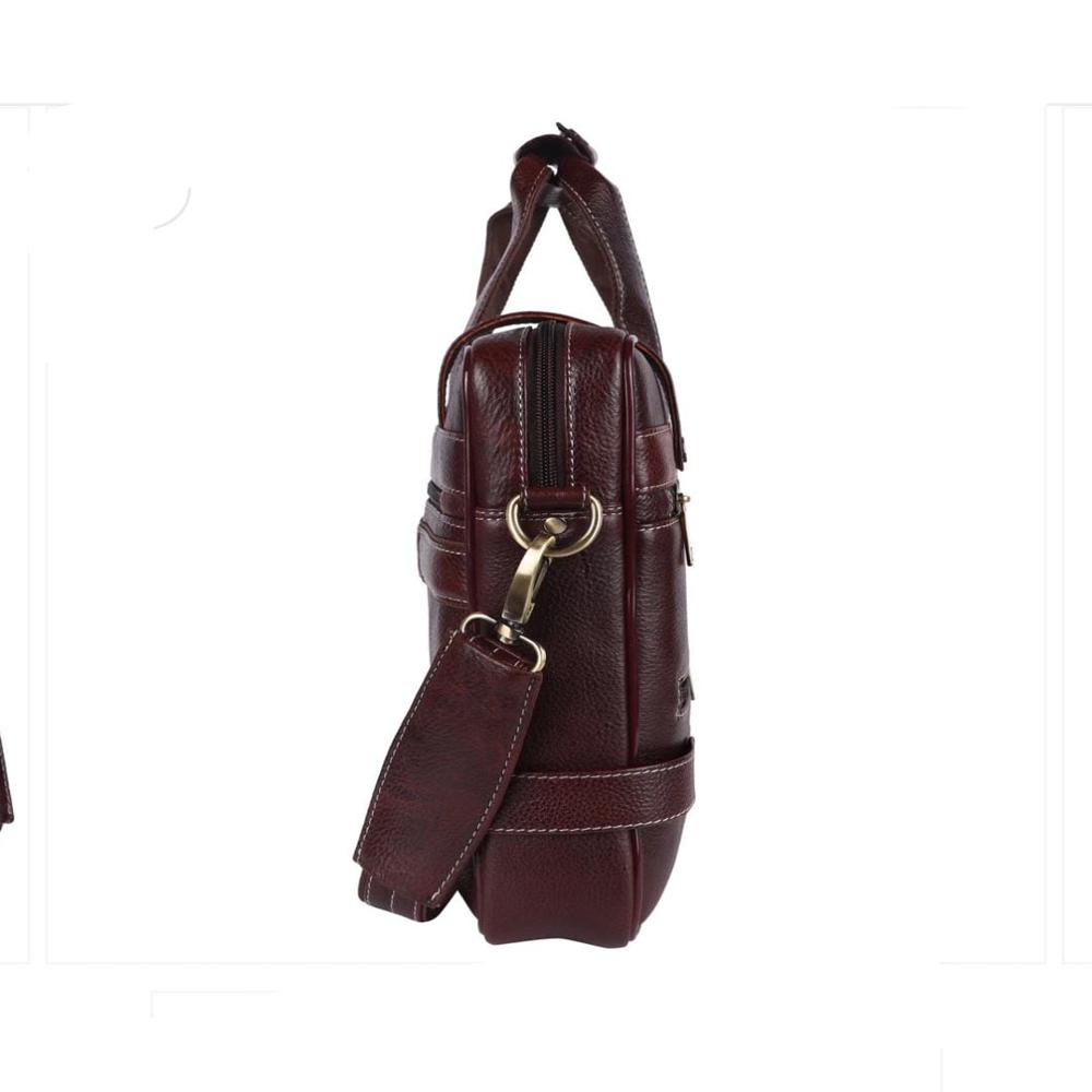 HEADERSTIFF Brown Leather Executive Bag