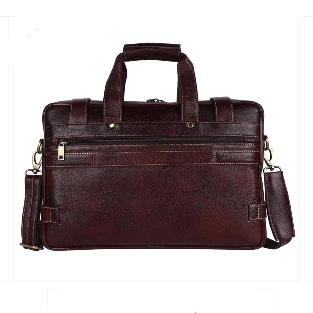 HEADERSTIFF Brown Leather Executive Bag