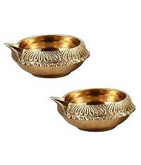 Brass Kuber Deep Pack Of 2