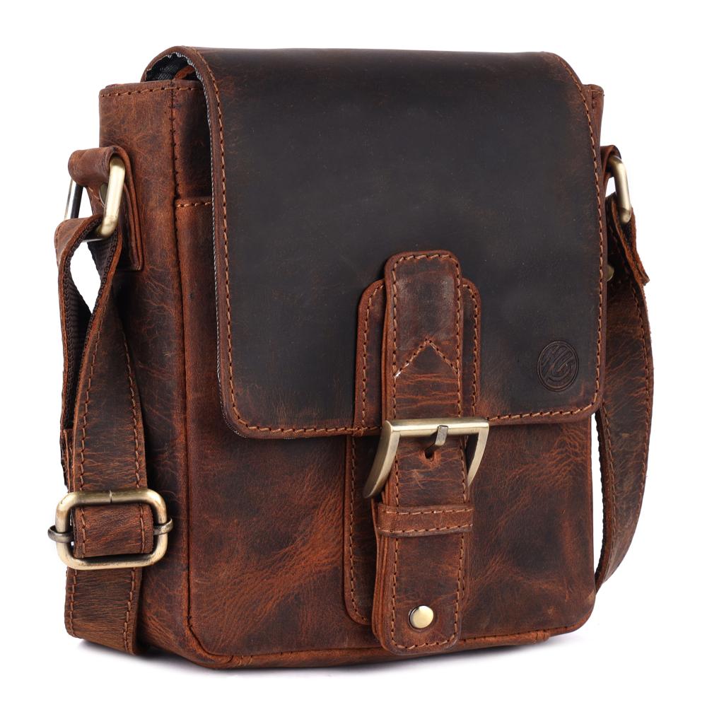 Brown Leather Sling Bag