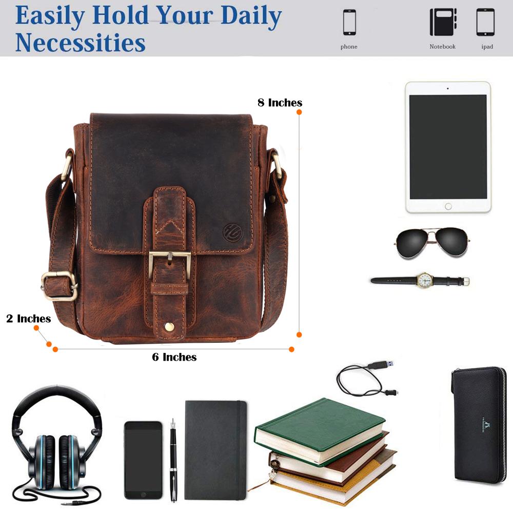Brown Leather Sling Bag