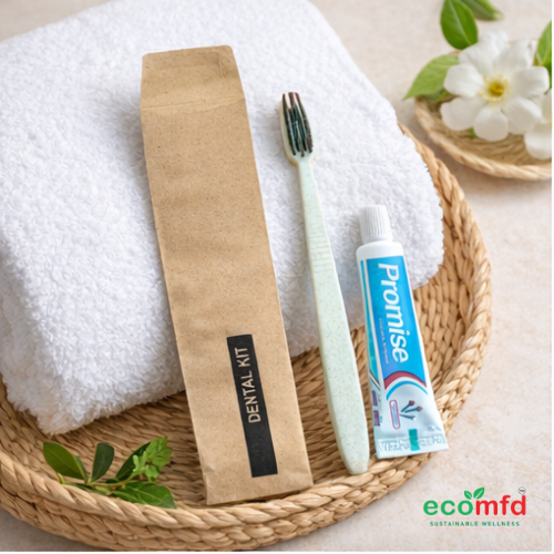 Wheat Straw Disposable Toothbrush