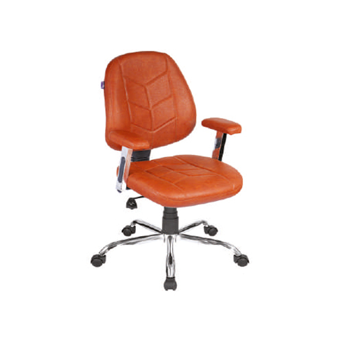 EEZY 250 A Stainless Steel Computer Low Back Chair