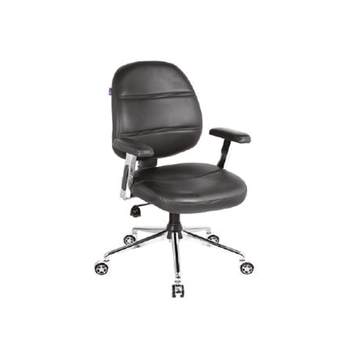 EEZY 265 A Stainless Steel Computer Low Back Chair