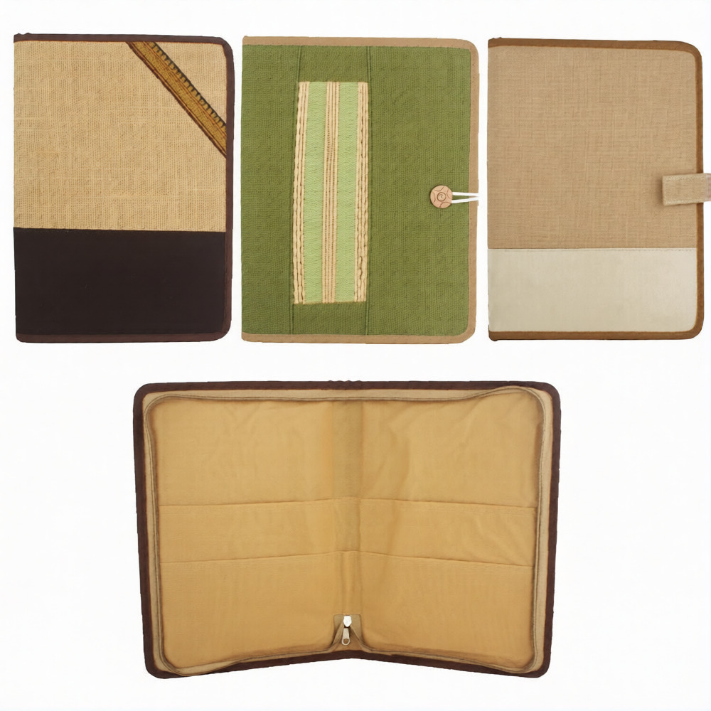 Jute File Folder