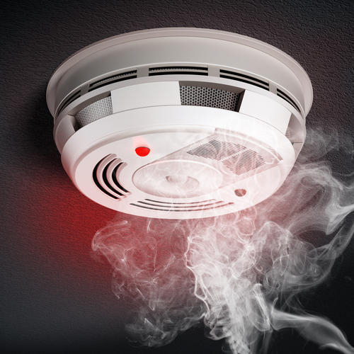 White Smoke Detector