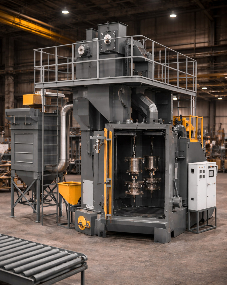 Door Hook Type Shot Blasting Machine