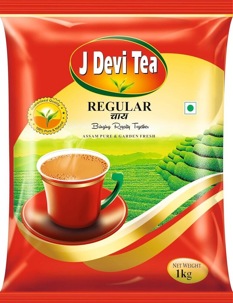 J Devi Tea Black Regular Tea - 1KG