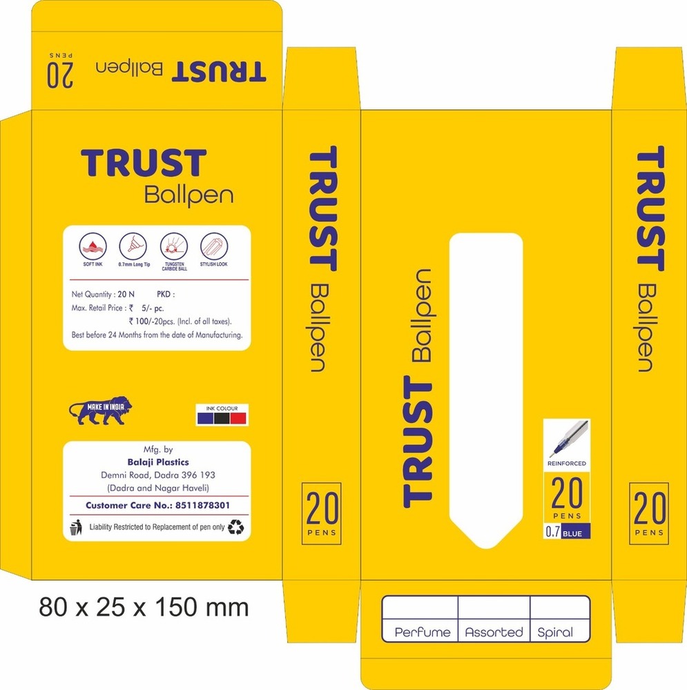 Boll Pen Packing Box