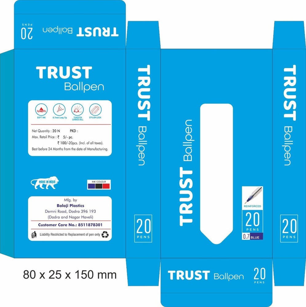 Boll Pen Packing Box