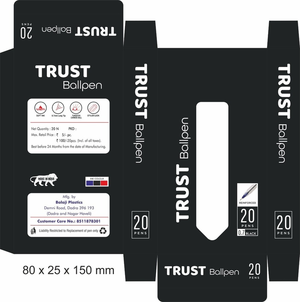 Boll Pen Packing Box