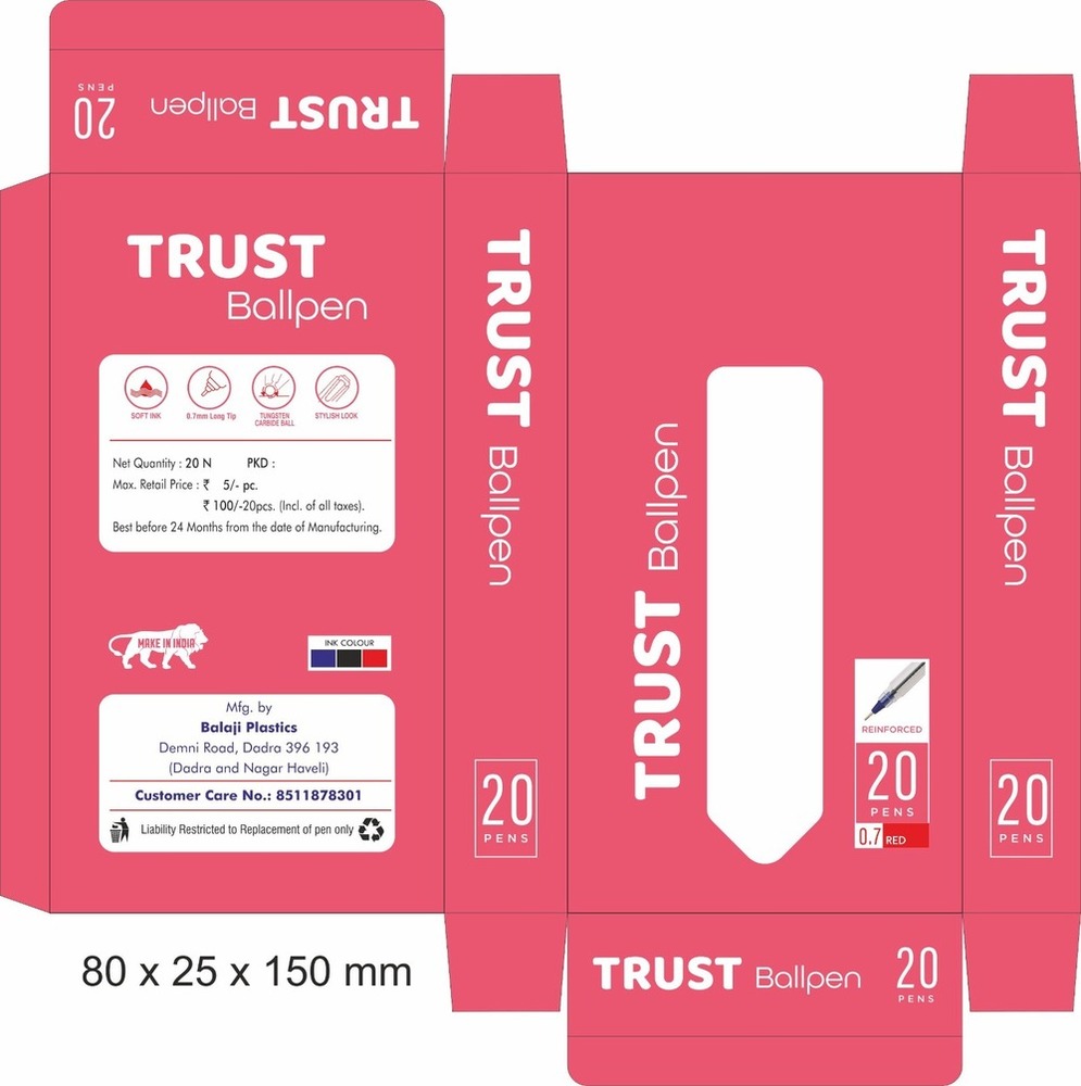 Boll Pen Packing Box