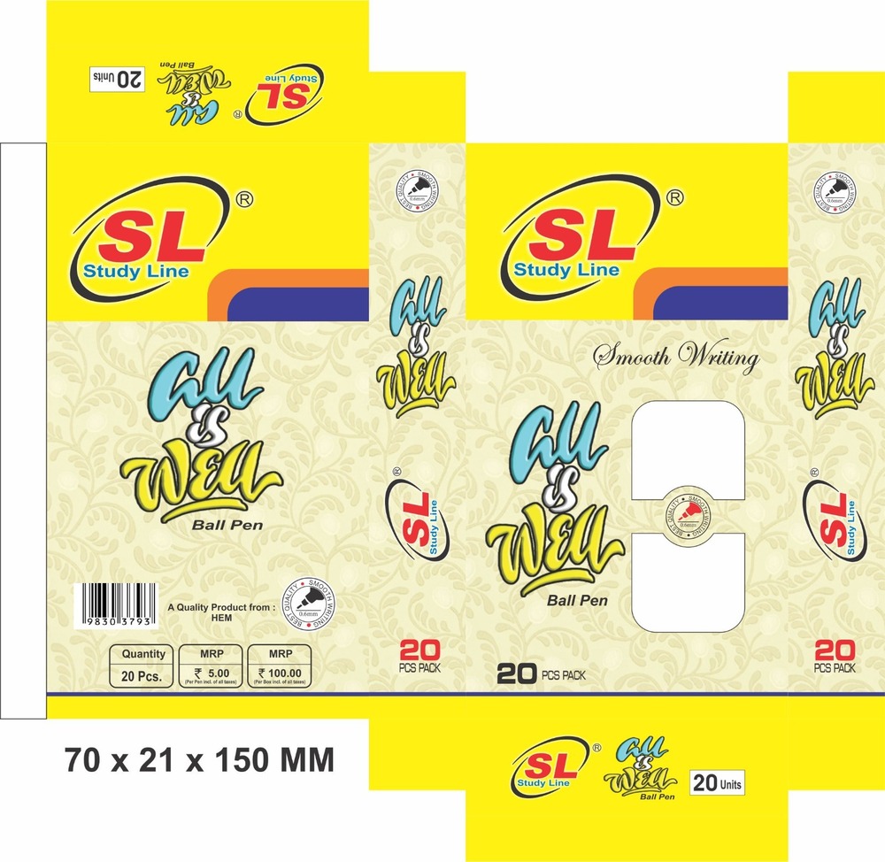 Boll Pen Packing Box