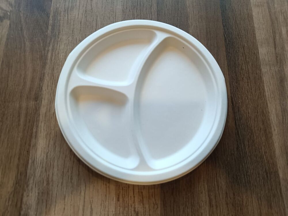 9 inch 3cp Disposable round plate