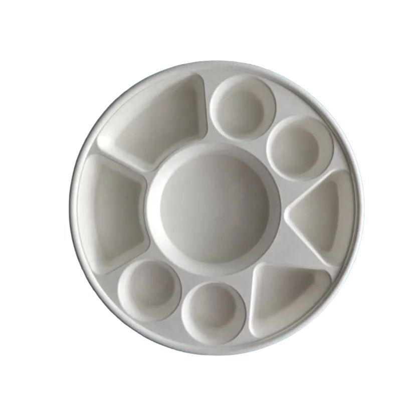 9cp Disposable Round Plate