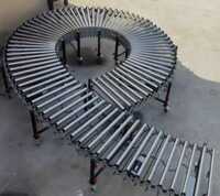 Flexible Power Roller Conveyor - Mild Steel, Up To 7.2m, 50-60mm Rollers | Adjustable Height, Castor Wheels, Corrosion Resistant