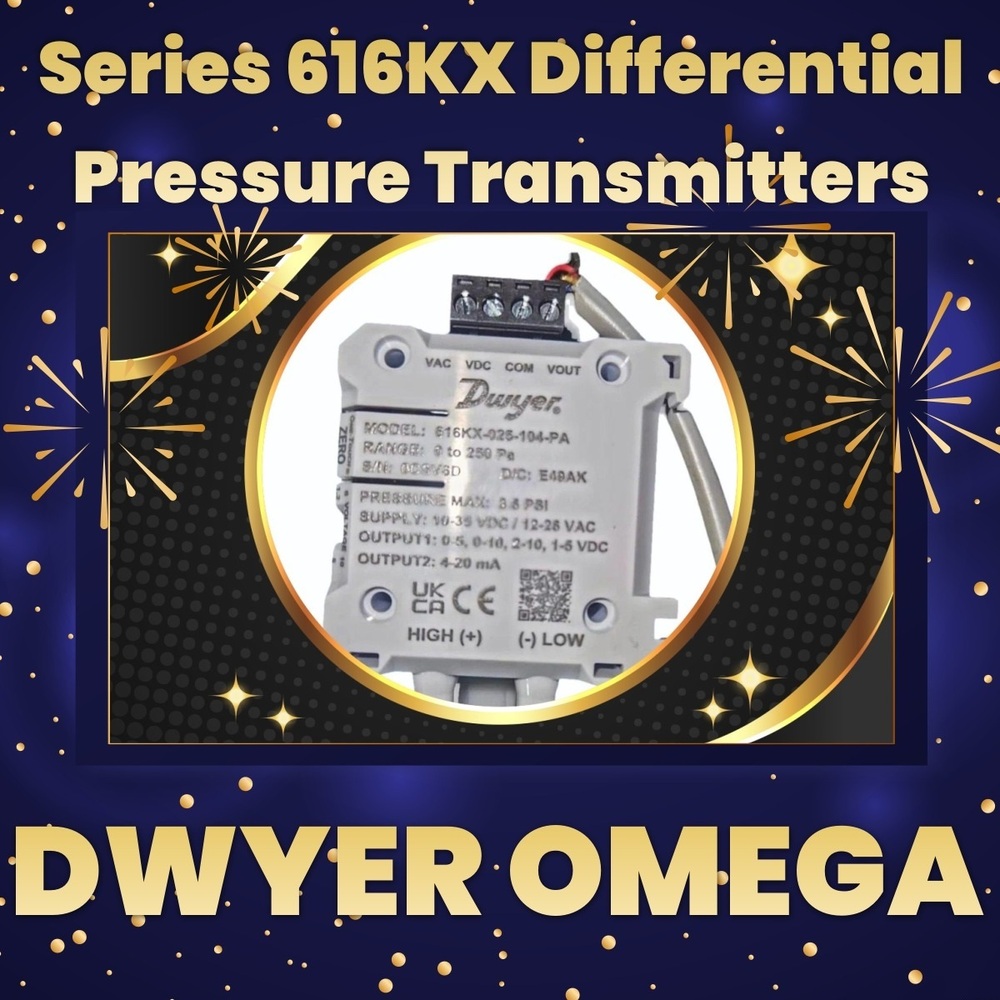 DWYER Pressure Transmitter MODEL 616KX-025-104-PA Range  0 to 250 Pascal