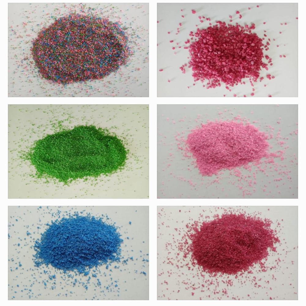 Color Coated Sand for Wall Texture Plaster & Landscaping Colored Silica Sand