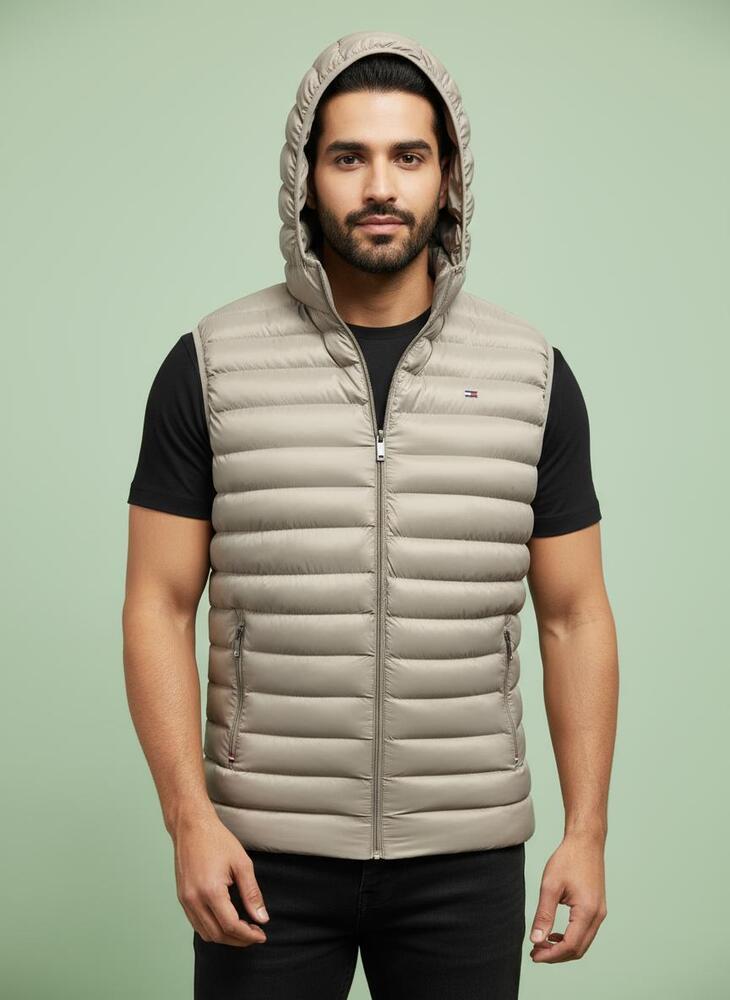 Mens Half Sleeves Puffer Jacket