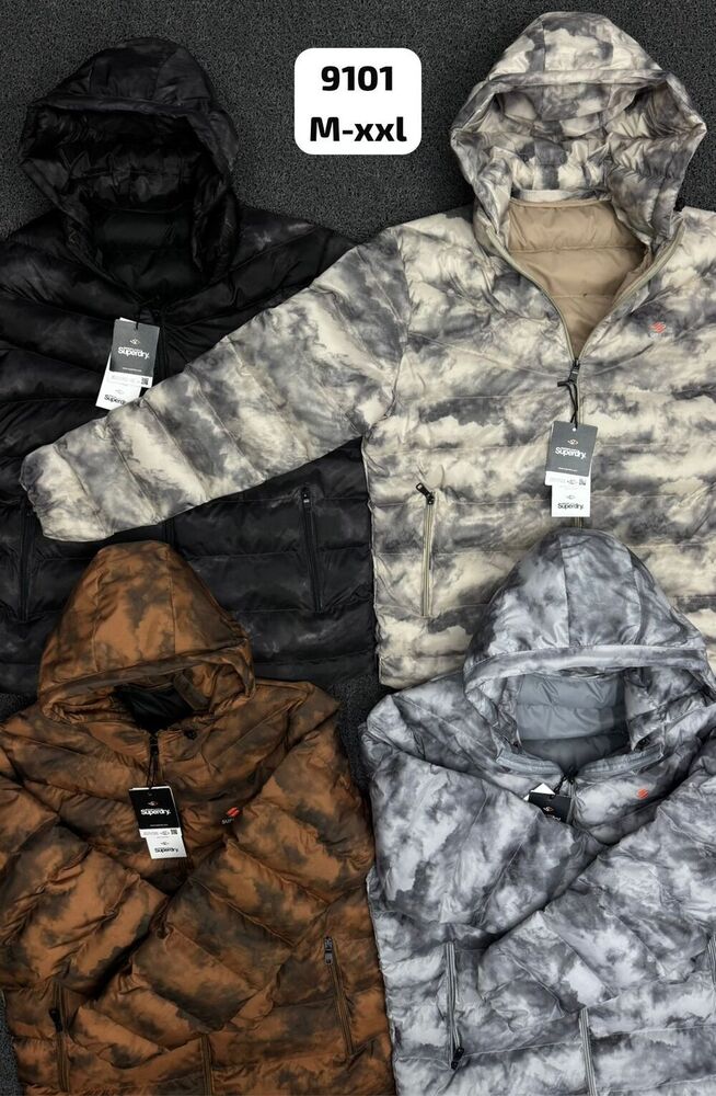 Mens Printed Puffer Jacket