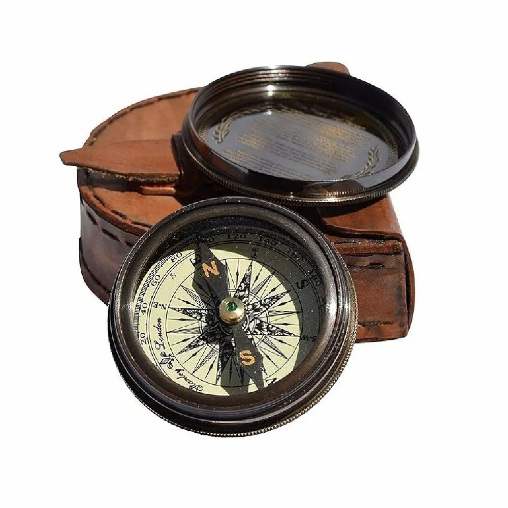Brass Antique Nautical Pirates Compass