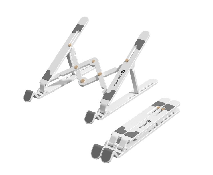Portronics My Buddy K Lite Adjustable & Foldable Laptop Holder Riser for 15.6