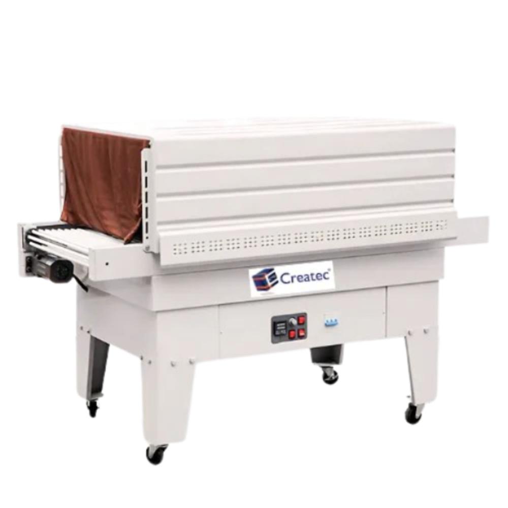 Shrink Wrapping Machine - Stainless Steel, 1200x600x1050 Mm, Grey | Plc Control, L-bar Sealer, Hot Air Circulation, 20-30 Packs/min