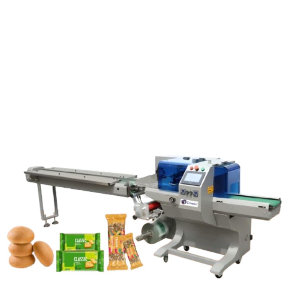 Horizontal Packing Machine - Stainless Steel, 4000x920x1500 Mm, Black | Plc Control, Touch Screen, 300 Packs/min, Film Width 400 Mm