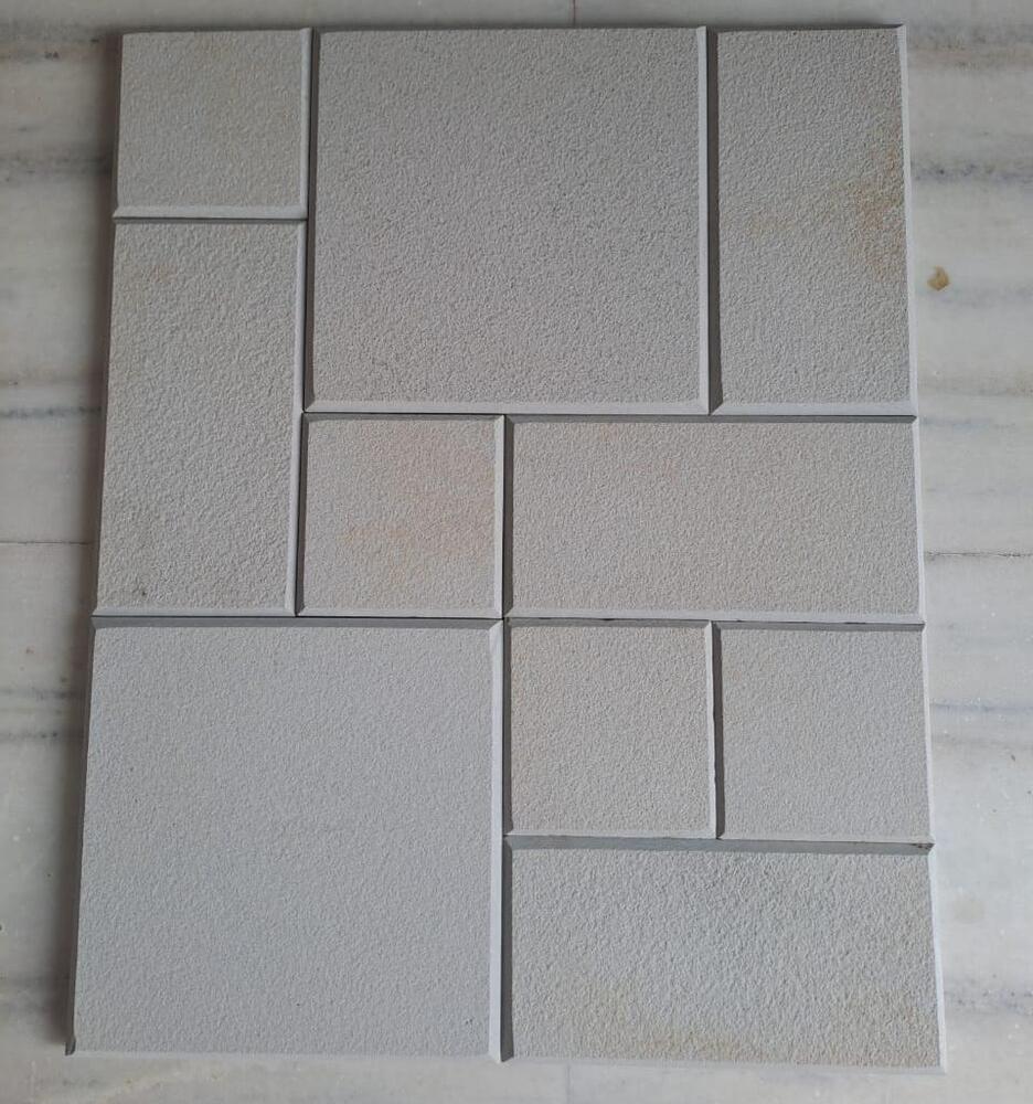 Kandla Grey Pattern Sandstone - Application: Flooring