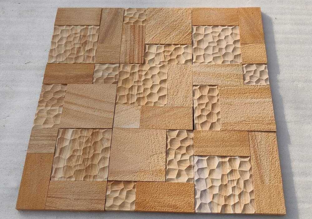 Teak CNC Pattern Sandstone