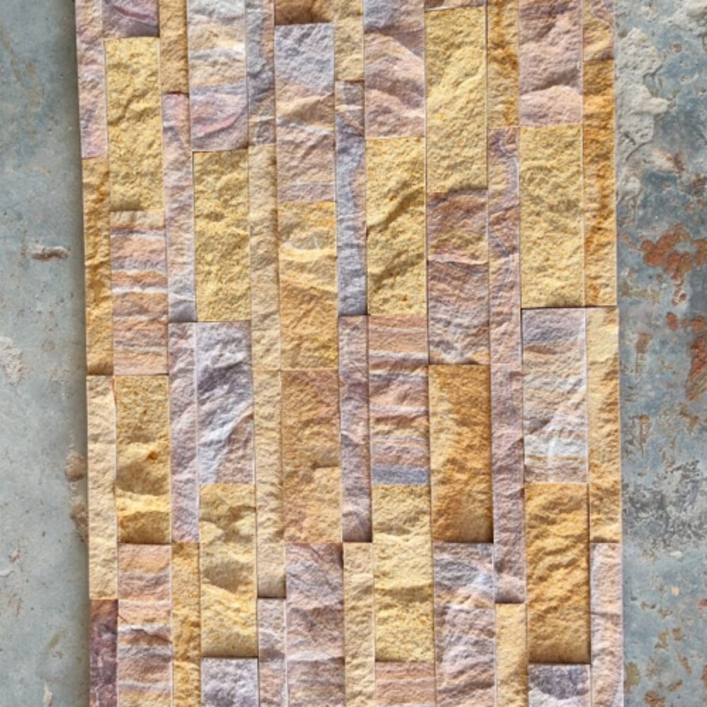 Teak-Rainbow Mix Pannel Sandstone