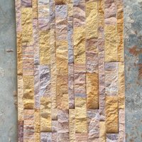 Teak-rainbow Mix Pannel Sandstone - Application: Wall Cladding