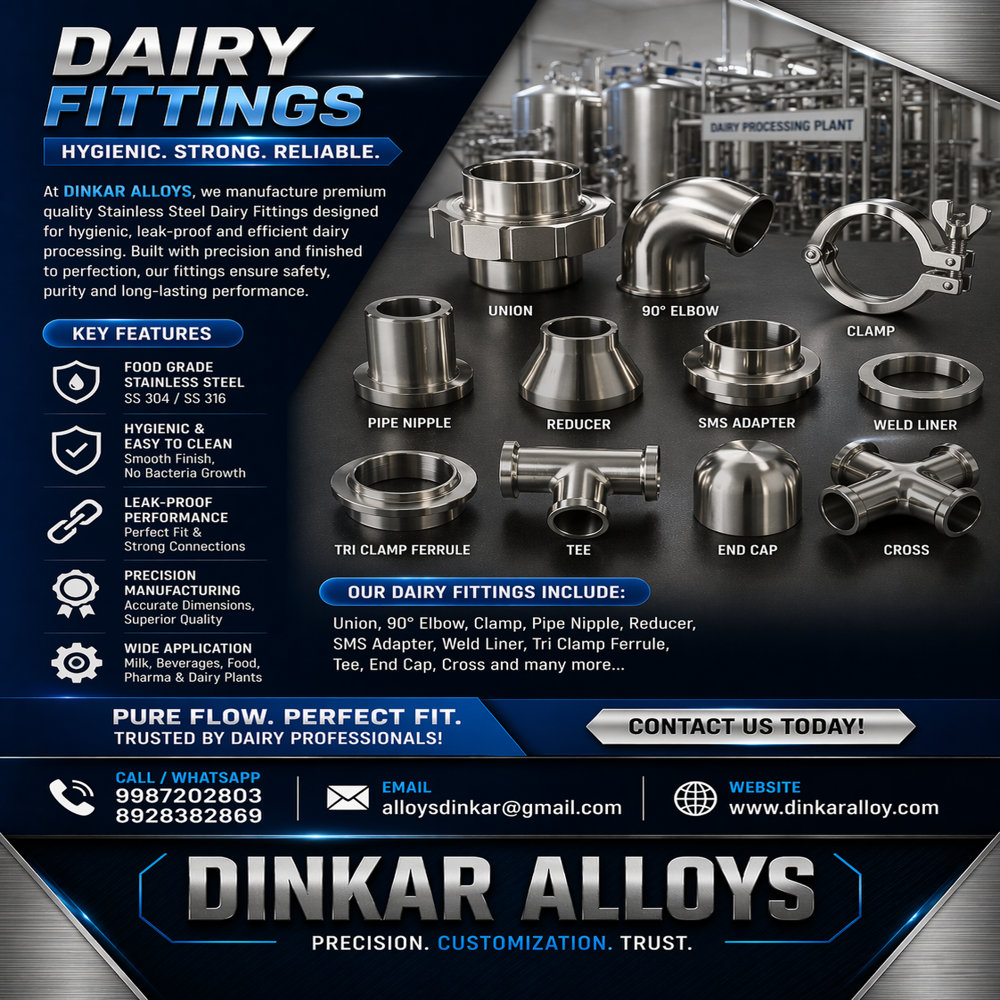 SS DAIRY FITTINGS
