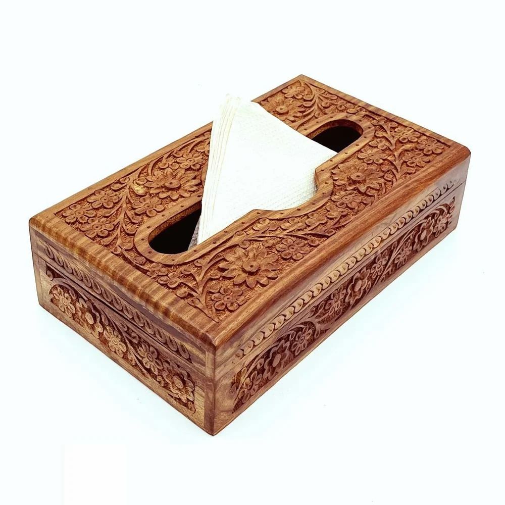 Handmade Wooden Napkin Holder Cover