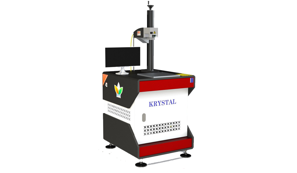 30w Fiber Laser Marking Machine - Color: Blue