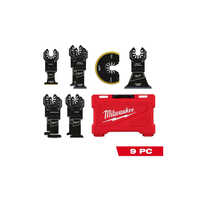 Milwaukee Open-lok 9 Pc Multi-tool Blade Set - Motor Power: Not Applicable (accessory Set)