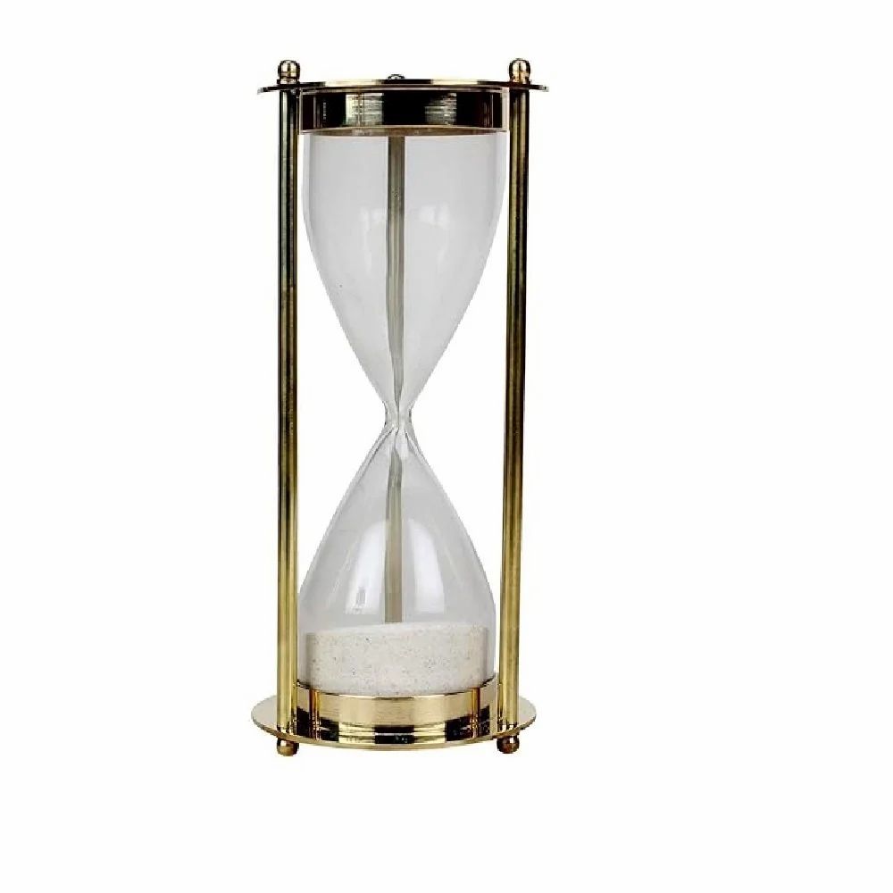 5 Minute Sand Timer Brass