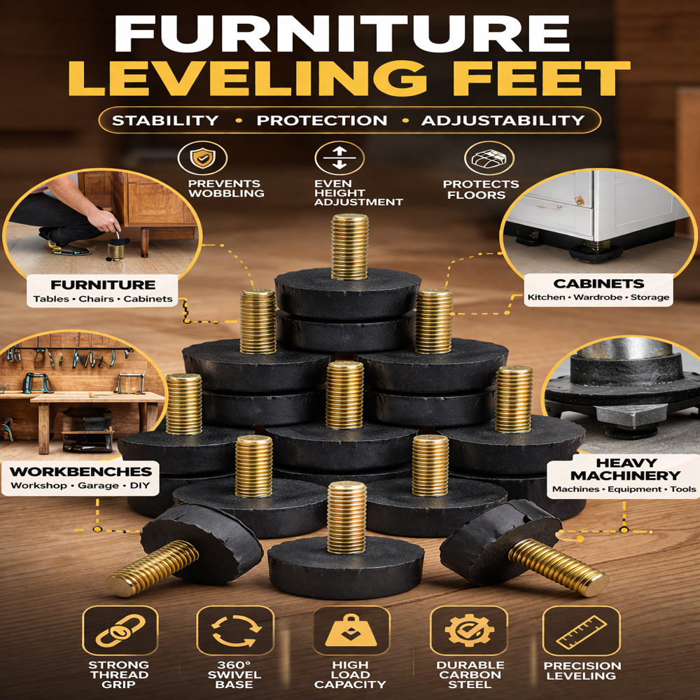 Thread Furniture Feet Levelers, 10 PCS