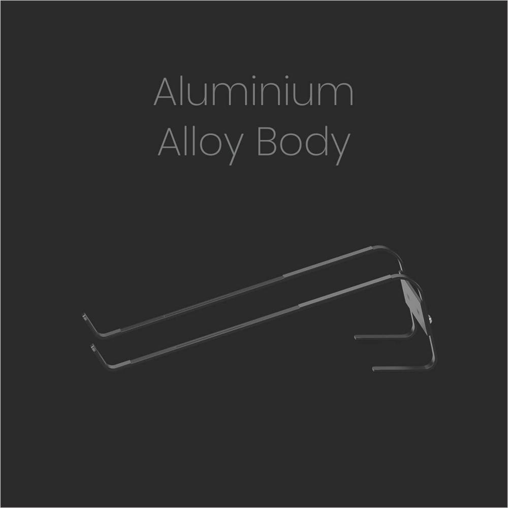 Portronics My Buddy K4 Portable Laptop Stand Support Upto 15 inch Laptops(Black)