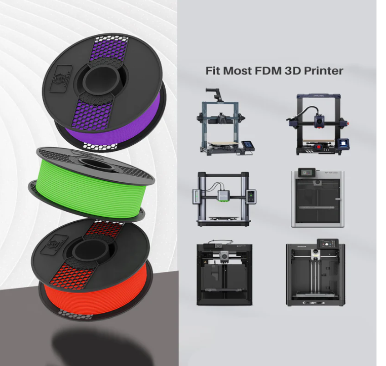 MAKER52 HS PLA+ Filament - 1.75mm High-Strength Premium 3D Printer Material - Purple Orchid