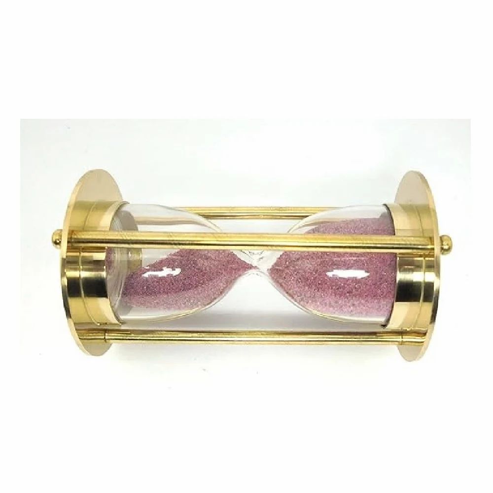 Brass Sand Timer Hour Glass Sand Glass Clock Ideal