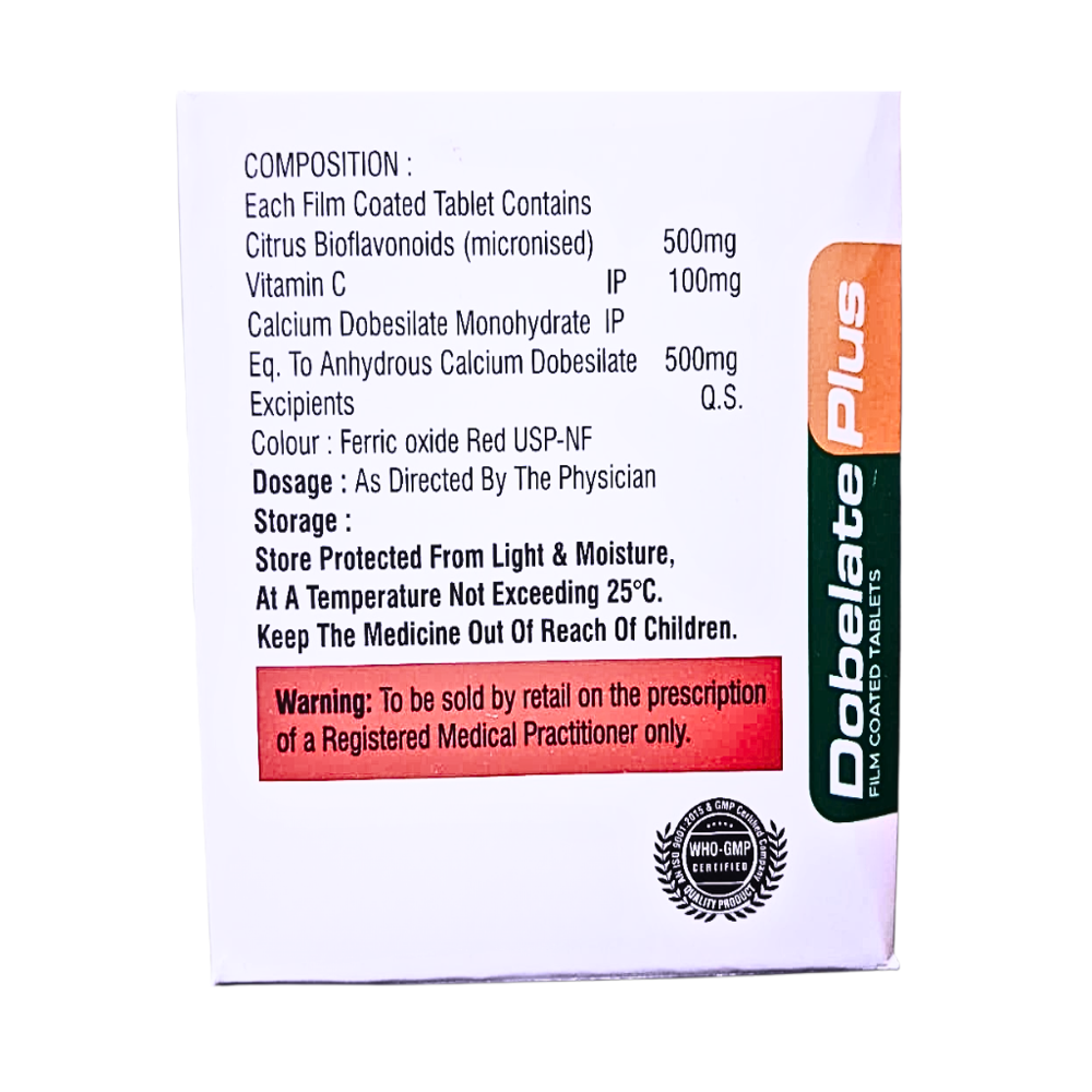 Citrus Bioflavonoids Vitamin C & Calcium Dobesilate Tablets