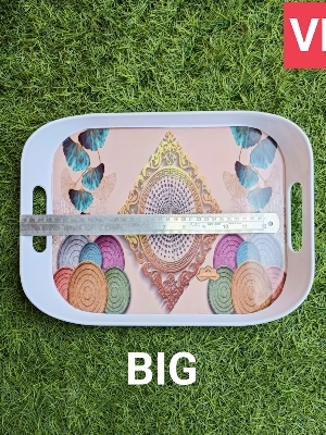 Melamine Designer Tray Big  Myra