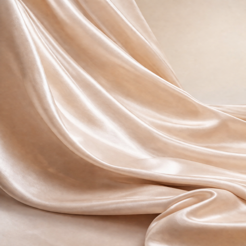 Resham Chiniya Silk Fabric, Soft Lightweight Premium Silk with Smooth Finish for Saree, Blouse & Designer Wear